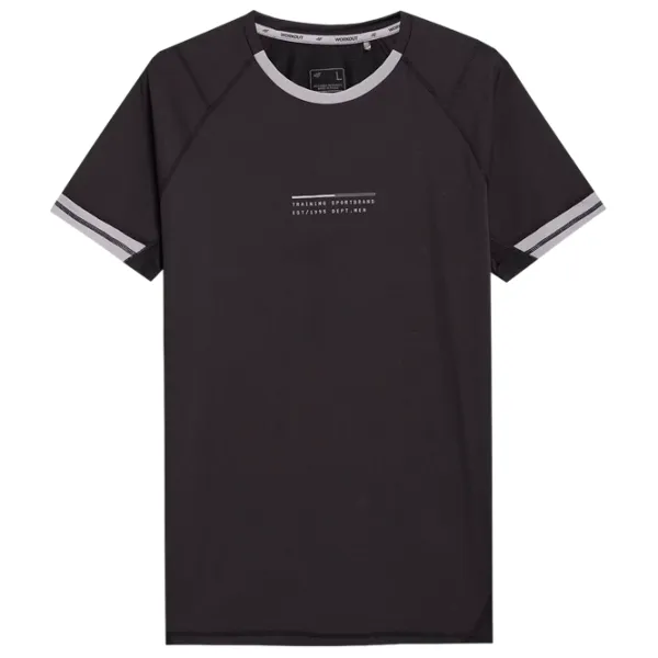 Tricou pentru bărbați 4F 4FSS23TFTSM159-20S 88% poliamida, 12% elastan/ Black photo 6
