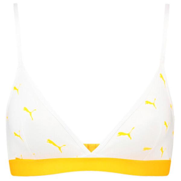 Sutien pentru femei Puma Cat Logo Triangle XL/ White photo 2