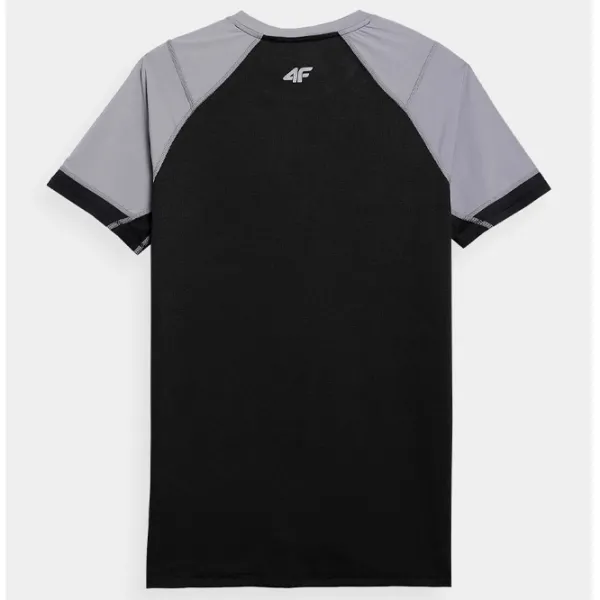 Tricou pentru bărbați 4F 4FSS23TFTSM159-24S 88% poliamida, 12% elastan/ Gray photo 2