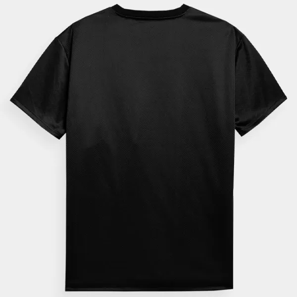 Tricou pentru bărbați 4F 4FSS23TFTSM200-20S 100% poliester/ Black photo 2