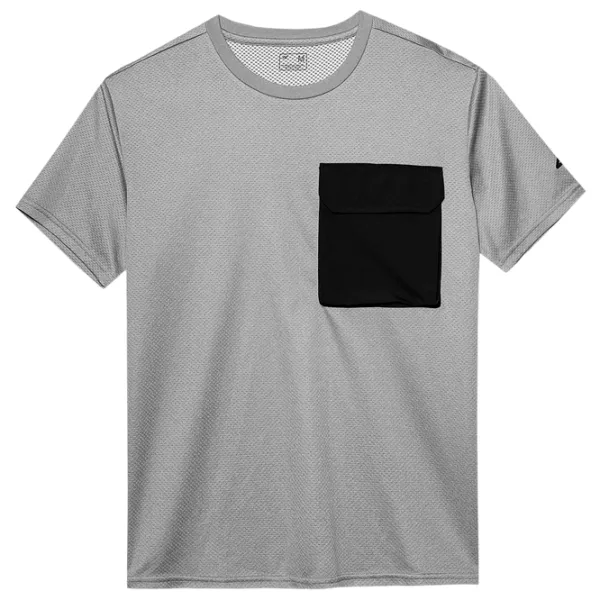 Tricou pentru bărbați 4F 4FSS23TFTSM200-24S 100% poliester/ Gray photo 5