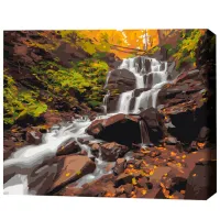Картина по номерам BrushMe Водопад Шипот 50 x 40 см/ Горизонтальная photo 3
