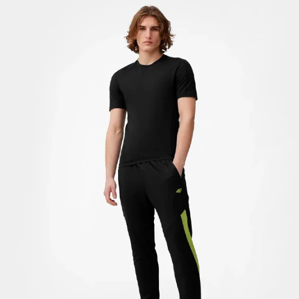 Tricou pentru bărbați 4F 4FSS23TFTSM404-20S 88% poliester, 12% elastan/ Black photo 3