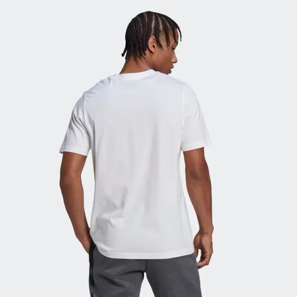 Tricou pentru bărbați Adidas Camo Essentials 100% bumbac/ White photo 3