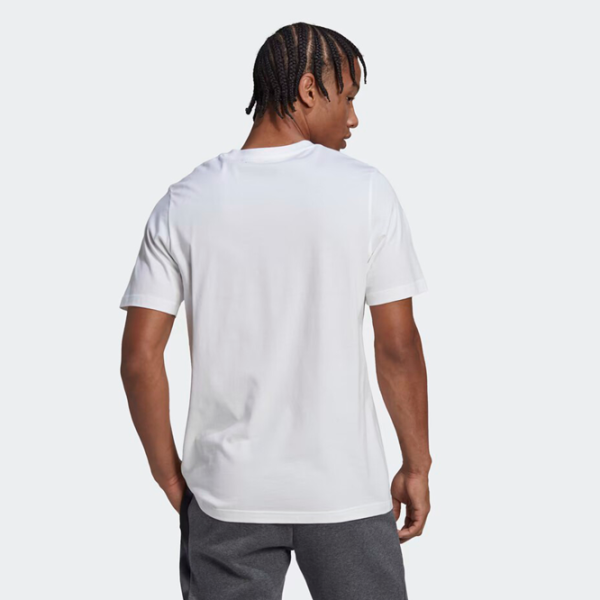 Tricou pentru bărbați Adidas Camo Essentials 100% bumbac/ White photo 3