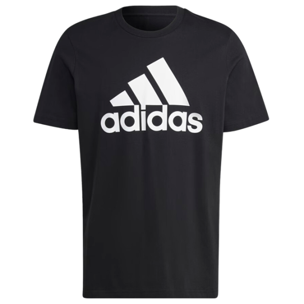 Tricou pentru bărbați Adidas Essentials Big Logo 70% bumbac, 30% bumbac reciclat/ Black-White photo 6 Tricou pentru bărbați Adidas Essentials Big Logo 70% bumbac, 30% bumbac reciclat/ Black-White photo 6