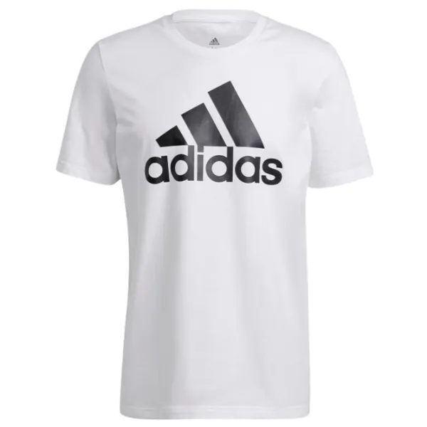 Tricou pentru bărbați Adidas Essentials Big Logo 100% bumbac/ White photo 3