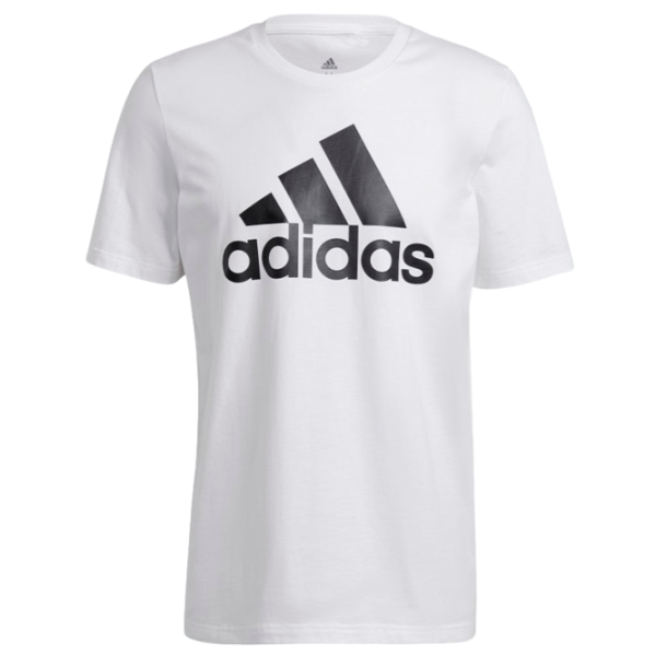 Tricou pentru bărbați Adidas Essentials Big Logo 100% bumbac/ White photo 3