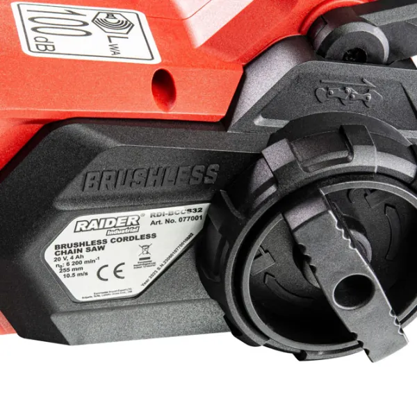 Fierăstrău cu lanţ Raider RDI-BCCS32 cu acumulator/ Red photo 6