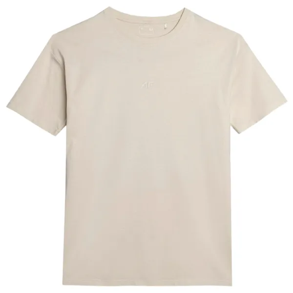 Футболка для мужчин 4F 4FRAW23TTSHM1522-83S 100% хлопок/ Бежевый photo 4