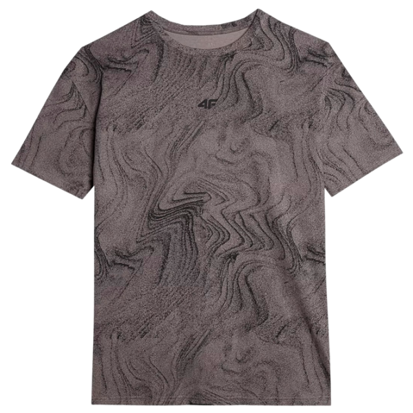 Tricou pentru bărbați 4F 4FRAW23TTSHM1520-81A 100% bumbac/ Brown photo 5