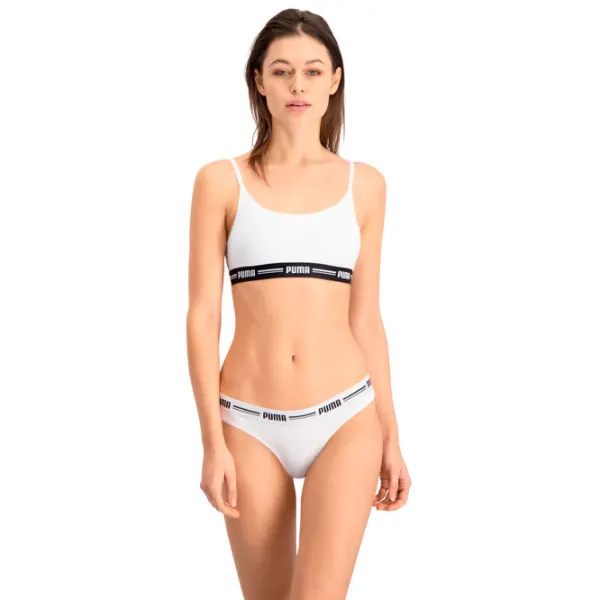Трусики для женщин Puma String 2P Pack M/ Белый/ Стринги photo 3