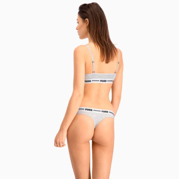 Chiloți pentru femei Puma String 2P Pack L/ Gray/ Tanga photo 5