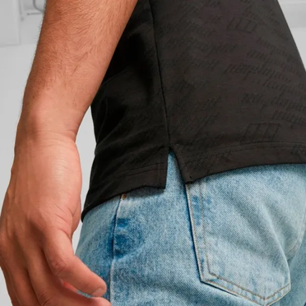 Tricou polo pentru bărbați Puma Bmw Mms Jacquard Black photo 5