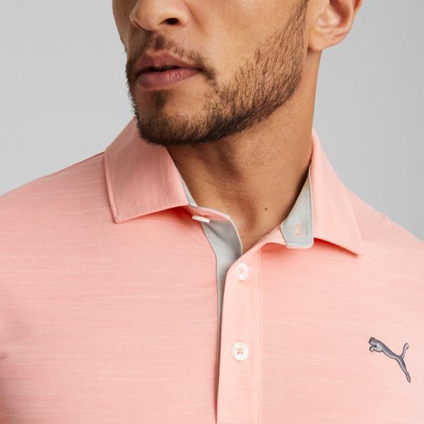 Tricou polo pentru bărbați Puma Cloudspun Haystack Pink photo 4