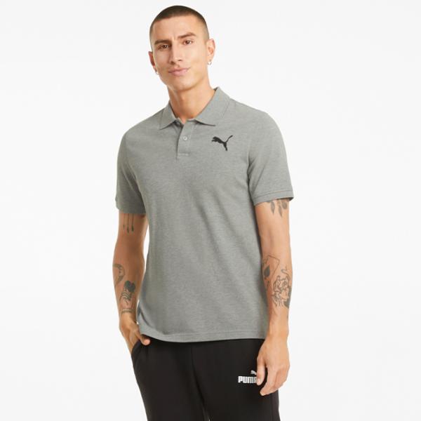 Футболка поло для мужчин Puma ESS Pique Medium Серый photo 3 Футболка поло для мужчин Puma ESS Pique Medium Серый photo 3