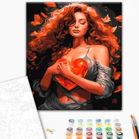 Картина по номерам BrushMe Хранительница любви 50 x 40 см/ Вертикальная photo 2