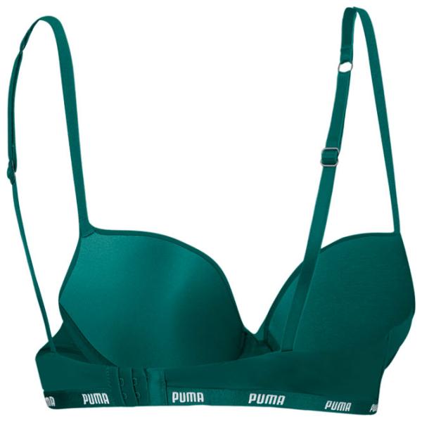 Sutien pentru femei Puma Pushup Bra 1Hang 75A/ Green/ Bra photo 3 Sutien pentru femei Puma Pushup Bra 1Hang 75A/ Green/ Bra photo 3