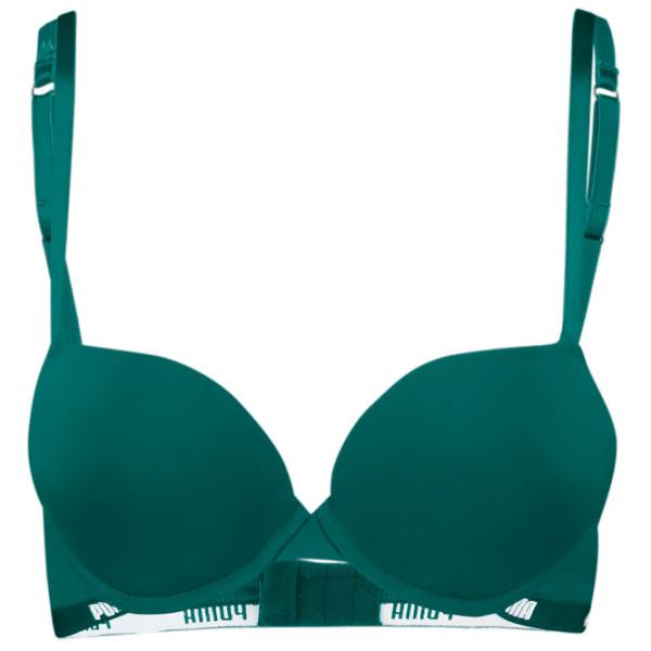 Sutien pentru femei Puma Pushup Bra 1Hang 85B/ Green/ Bra photo 2