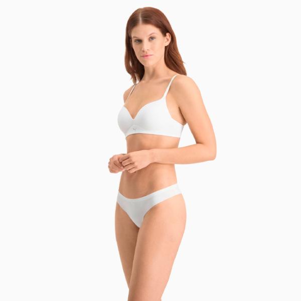 Sutien pentru femei Puma Soft Padded Bra 1P 80D/ White/ Bra photo 4