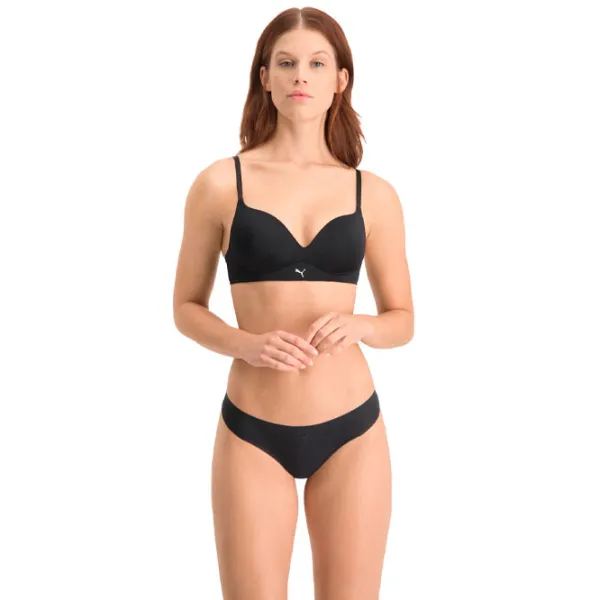 Бюстгальтер для женщин Puma Soft Padded Bra 1P 80D/ Черный/ Бра photo 3