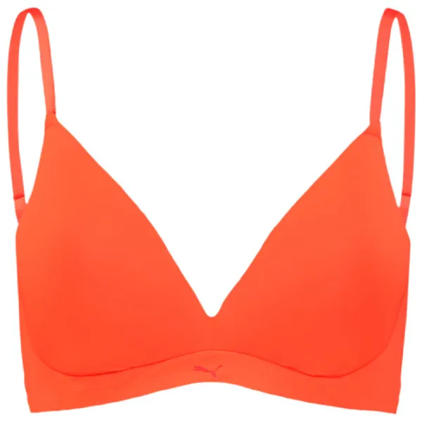 Sutien pentru femei Puma Soft Padded 70B/ Orange/ Bra photo 2
