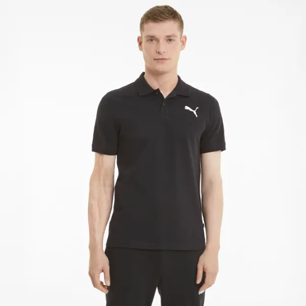 Футболка поло для мужчин Puma ESS Pique Черный photo 5