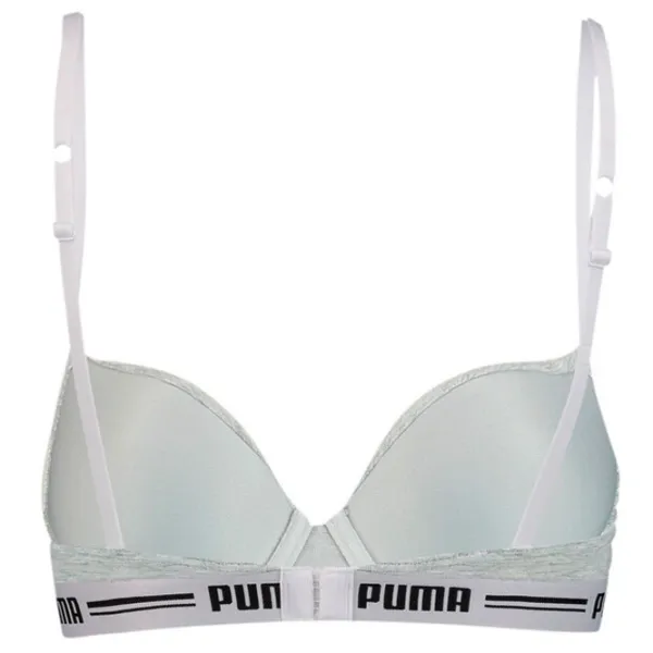 Sutien pentru femei Puma T-Shirt Bra 1P 80C/ Gray/ Bra photo 2