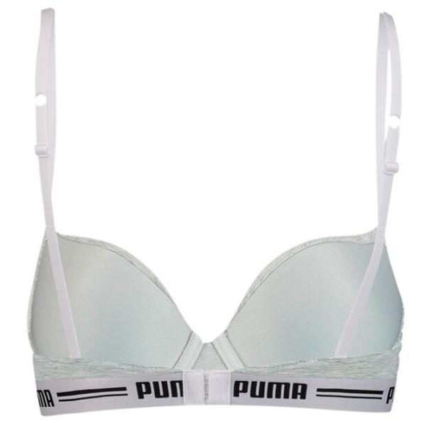 Sutien pentru femei Puma T-Shirt Bra 1P 75C/ Gray/ Bra photo 2