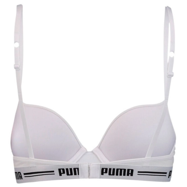 Sutien pentru femei Puma T-Shirt Bra 1P 75D/ White/ Bra photo 2