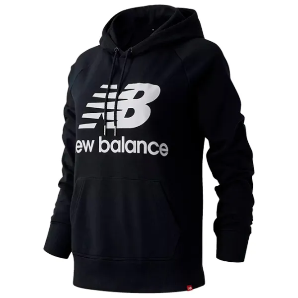 Hanorac pentru femei New Balance Essentials Stacked Logo Black photo 2 Hanorac pentru femei New Balance Essentials Stacked Logo Black photo 2