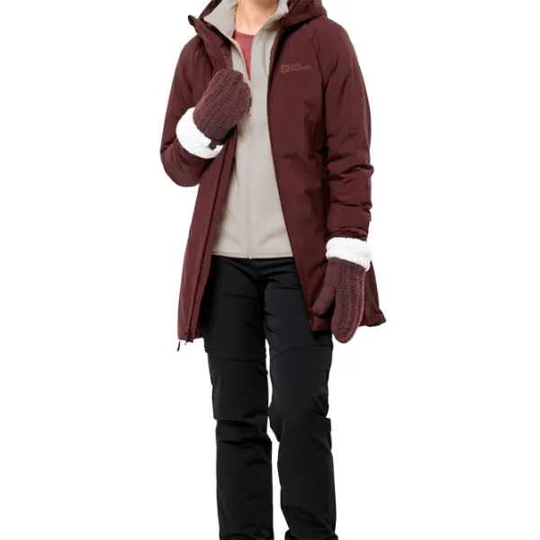 Толстовка для женщин Jack Wolfskin Moonrise Fz W Осень - Зима/ Бежевый photo 7