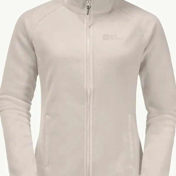 Hanorac pentru femei Jack Wolfskin Moonrise Fz W Toamnă - iarnă/ Beige photo 2
