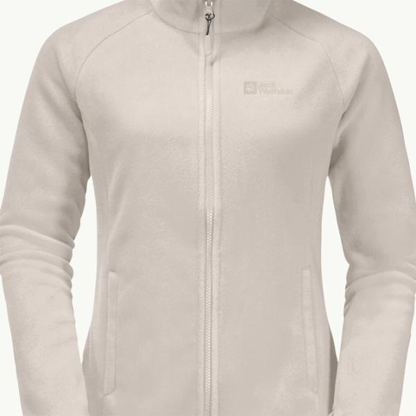 Hanorac pentru femei Jack Wolfskin Moonrise Fz W Toamnă - iarnă/ Beige photo 2