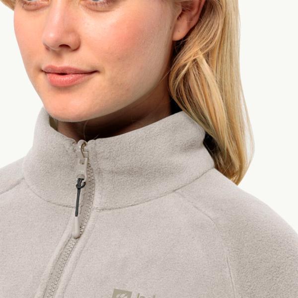 Hanorac pentru femei Jack Wolfskin Moonrise Fz W Toamnă - iarnă/ Beige photo 4