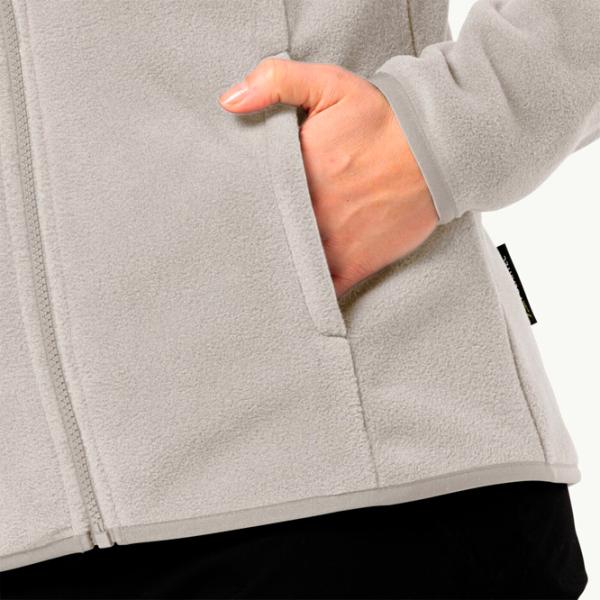 Hanorac pentru femei Jack Wolfskin Moonrise Fz W Toamnă - iarnă/ Beige photo 6