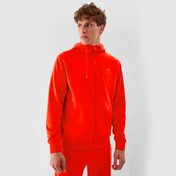 Толстовка для мужчин 4F 4FRAW23TSWSM1143 Прямой/ Красный photo 2