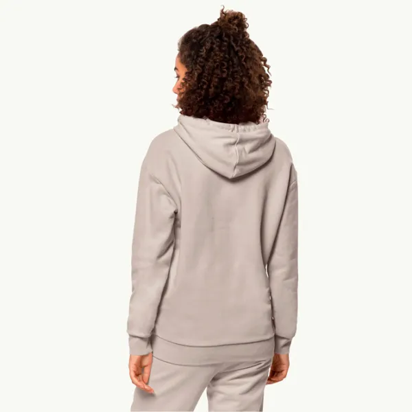 Толстовка для женщин Jack Wolfskin Essential Hoody W Бежевый photo 3