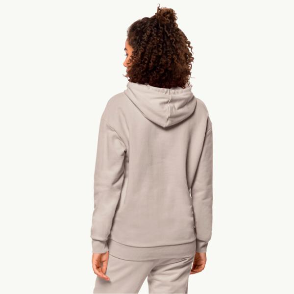 Толстовка для женщин Jack Wolfskin Essential Hoody W Бежевый photo 3