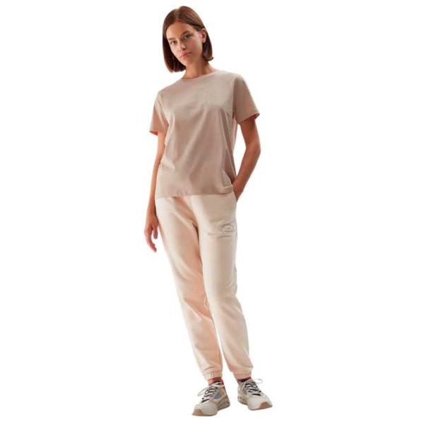 Tricou pentru femei 4F 4FAW23TTSHF0902 100% bumbac/ Beige photo 3