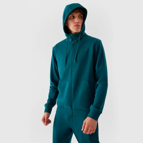 Hanorac pentru bărbați 4F 4FRAW23TSWSM1143 Drept/ Turquoise photo 2