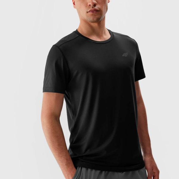 Футболка для мужчин 4F 4FRAW23TFTSM620-20S 90% полиэстер, 10% эластан/ Черный photo 3