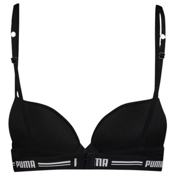 Sutien pentru femei Puma T-Shirt Bra 1P 75A/ Black/ Bra photo 2