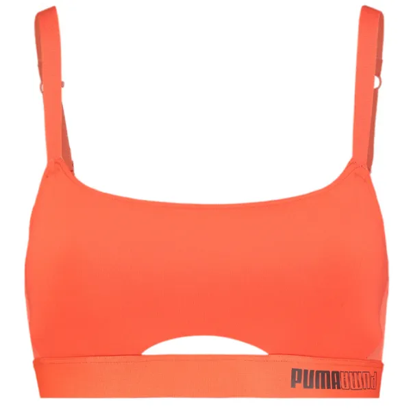 Sutien pentru femei Puma Padded Sporty Top 1P M/ Orange/ Top-bra photo 2