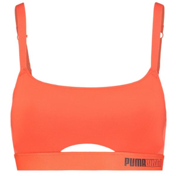 Sutien pentru femei Puma Padded Sporty Top 1P M/ Orange/ Top-bra photo 2