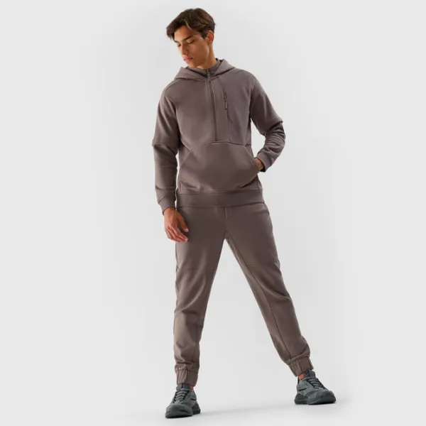 Hanorac pentru bărbați 4F 4FRAW23TSWSM1189 Drept/ Brown photo 5