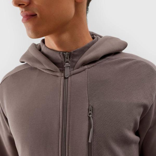 Hanorac pentru bărbați 4F 4FRAW23TSWSM1189 Drept/ Brown photo 3