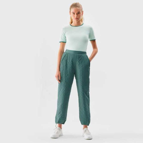 Tricou pentru femei 4F 4FRAW23TTSHF1336 95% bumbac, 5% elastan/ Mint photo 4