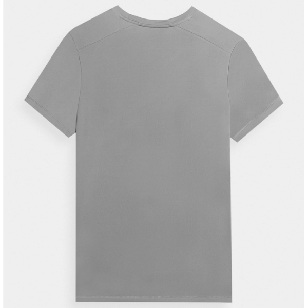 Футболка для мужчин 4F 4FRAW23TFTSM764-25S 88% полиэстер, 12% эластан/ Серый photo 2 Футболка для мужчин 4F 4FRAW23TFTSM764-25S 88% полиэстер, 12% эластан/ Серый photo 2