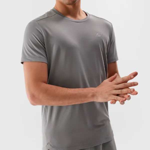 Футболка для мужчин 4F 4FRAW23TFTSM764-25S 88% полиэстер, 12% эластан/ Серый photo 4 Футболка для мужчин 4F 4FRAW23TFTSM764-25S 88% полиэстер, 12% эластан/ Серый photo 4